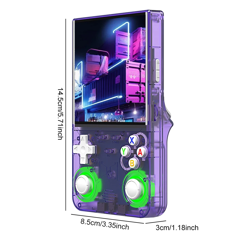 R36 ULTRA Retro Handheld Game Console 3000mAh 4.0Inch IPS Screen Portable Pocket Video Game Player 64G/128G Open Source Consoles