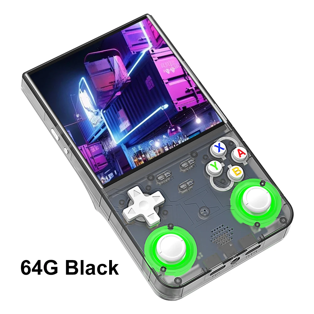 R36 ULTRA Retro Handheld Game Console 3000mAh 4.0Inch IPS Screen Portable Pocket Video Game Player 64G/128G Open Source Consoles