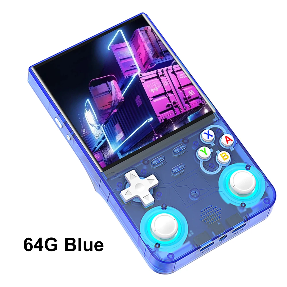 R36 ULTRA Retro Handheld Game Console 3000mAh 4.0Inch IPS Screen Portable Pocket Video Game Player 64G/128G Open Source Consoles