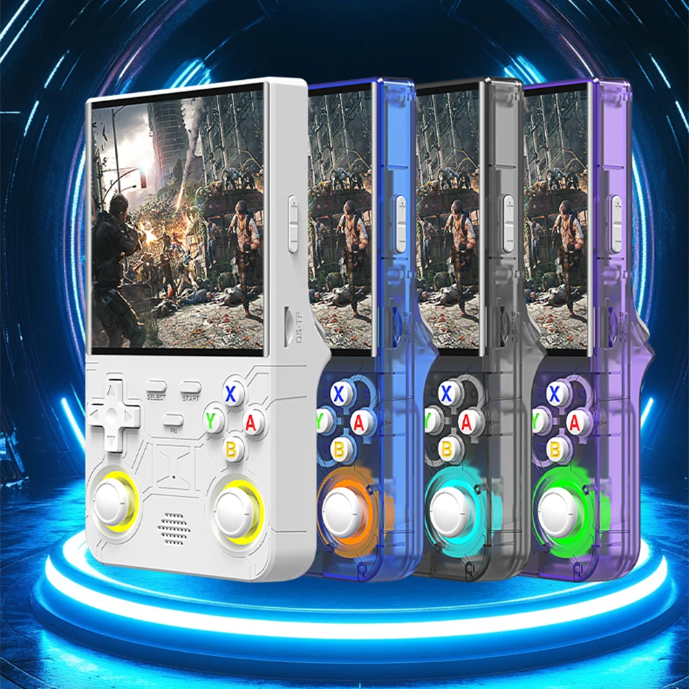 R36 ULTRA Retro Handheld Game Console 3000mAh 4.0Inch IPS Screen Portable Pocket Video Game Player 64G/128G Open Source Consoles