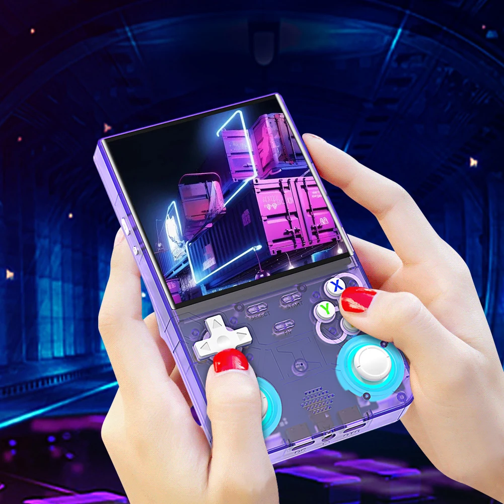 R36 ULTRA Retro Handheld Game Console 3000mAh 4.0Inch IPS Screen Portable Pocket Video Game Player 64G/128G Open Source Consoles