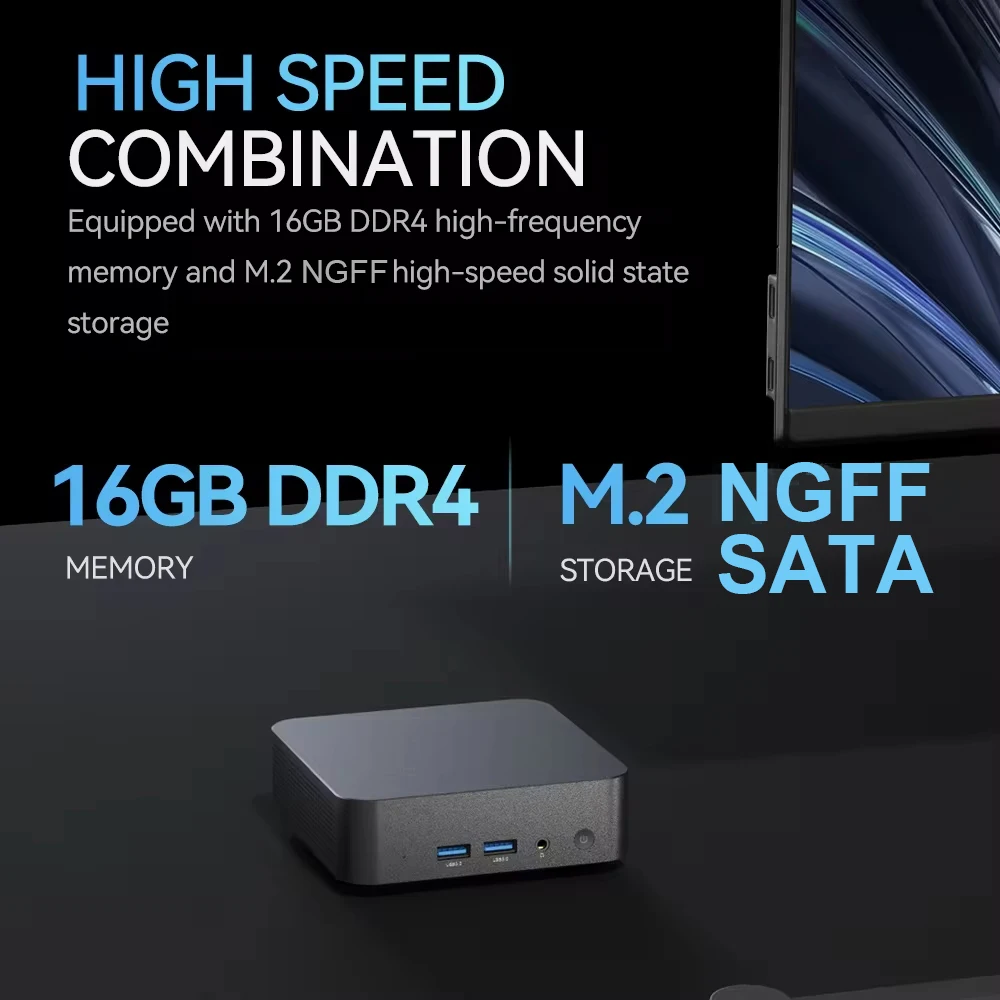 Portable Mini PC Windows 11 Pro Computer Intel Core i9 8095HK N5095 Mini Gaming Pc 16GB DDR4 2TB SSD Dual Wifi 6 Mini Desktop PC