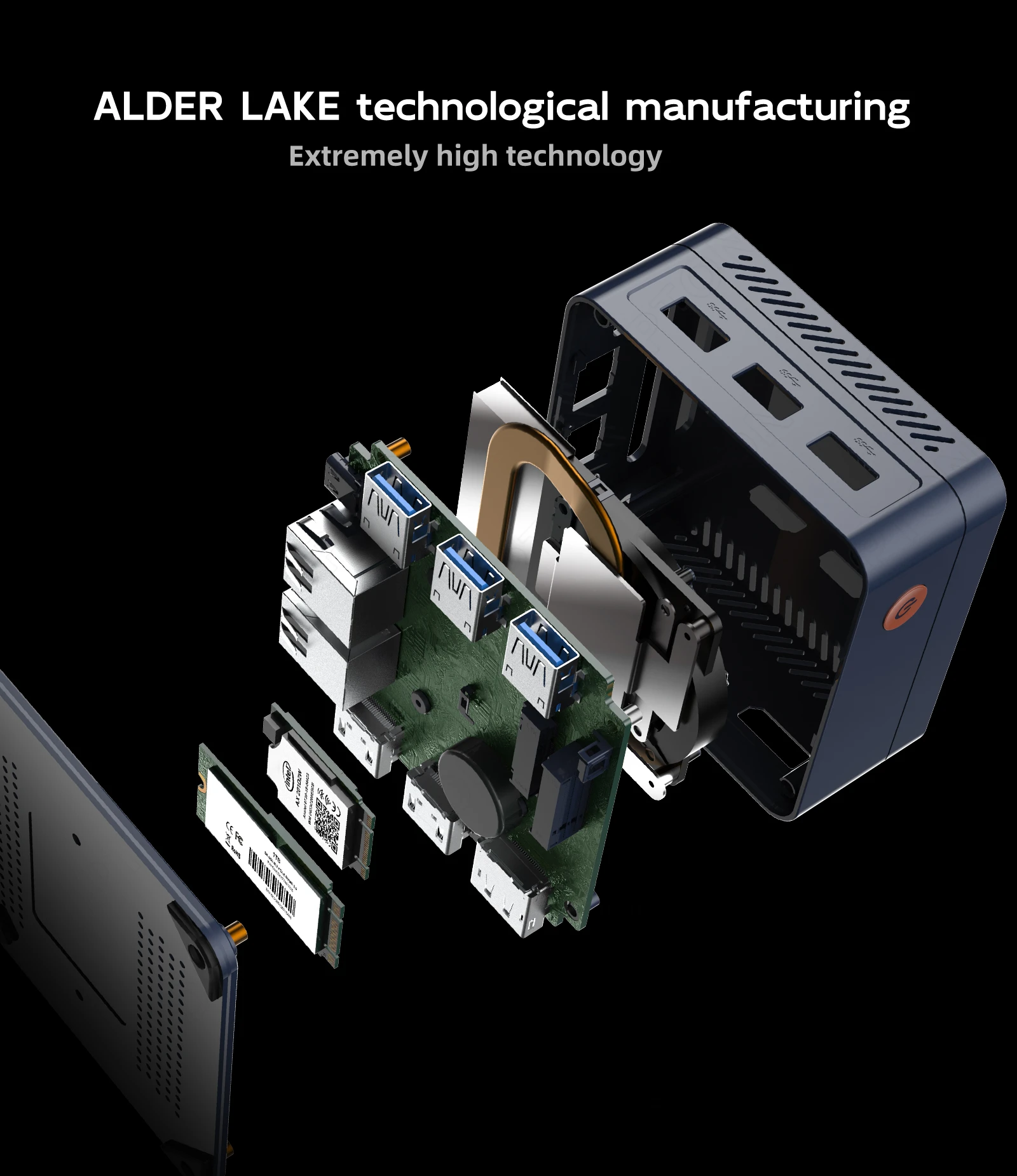 SOYO Mini PC M4 Mini Intel Twin Lake N150 CPU Windows 11 Pro Mini PC 12GB DDR5 512GB RAM WiFi5 BT5.2 Portable Desktop Computer