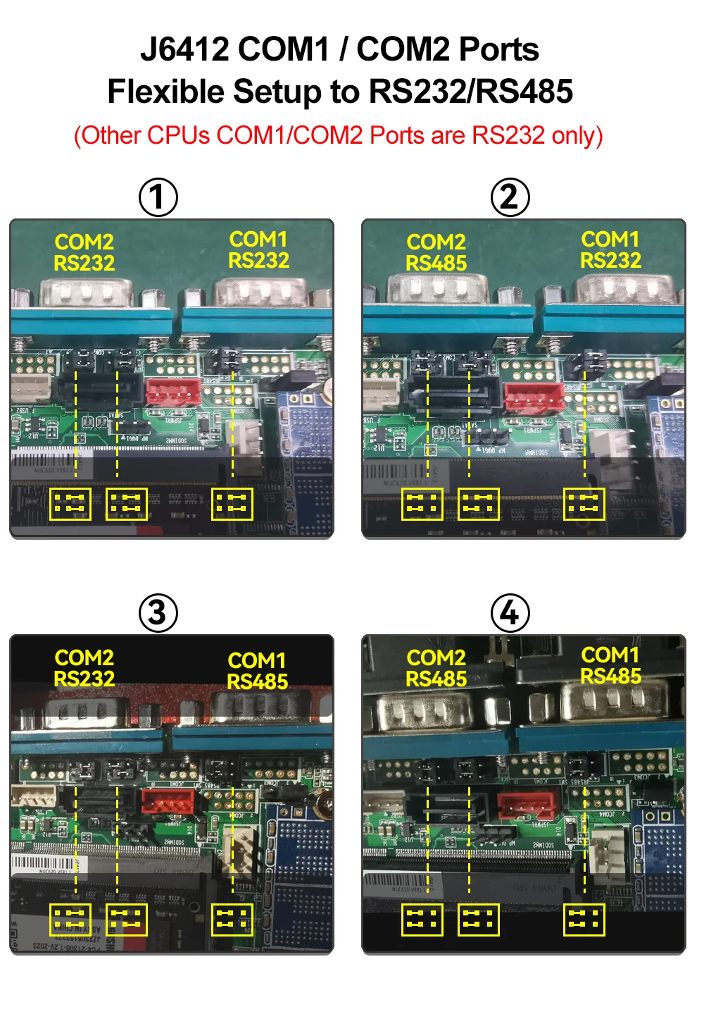 XCY Fanless Mini PC Intel Celeron J6412 J4125 2x GbE LAN 2x RS232 HDMI VGA WiFi 4G LTE Windows 10 Linux Industrial Computer